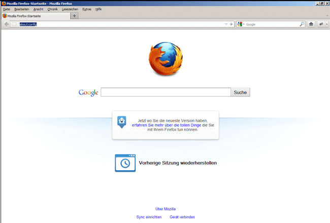 Firefox ohne Referer